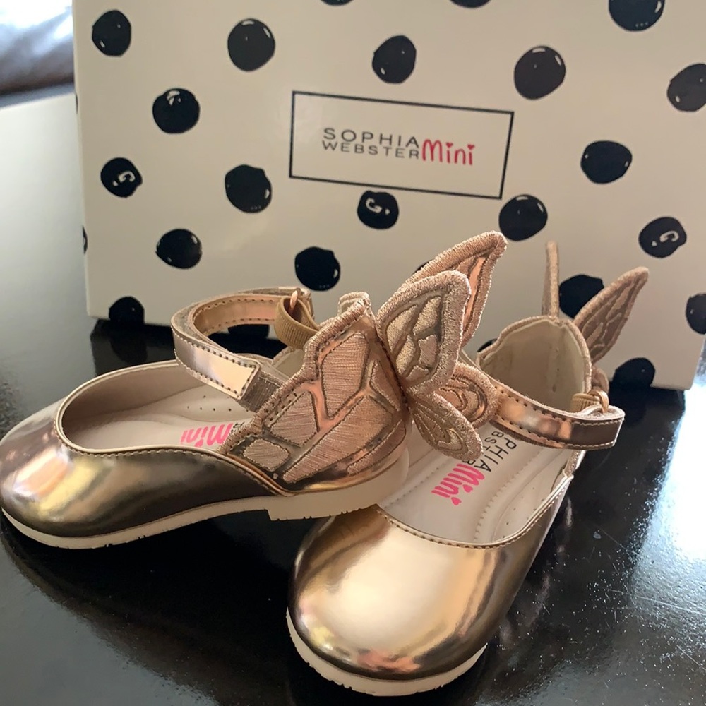 Sophia Webster mini girls rose gold never use